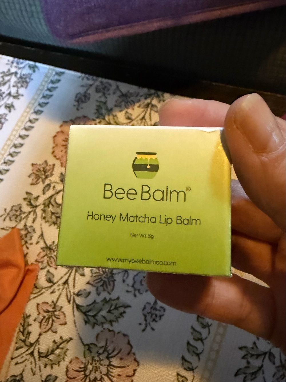 Bee balm Honey Matcha Lip Balm - Green